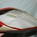 Kate Spade Red White Leather Purse - Vintage