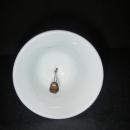 Fenton Art Glass Milk Glass HOBNAIL Bell w metal ringer