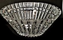 USSR Large, over 24% Lead Crystal Oval Bowl