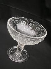 NUUTAJARVI Crystal Finland Compote/Fruit Bowl ~ Clover