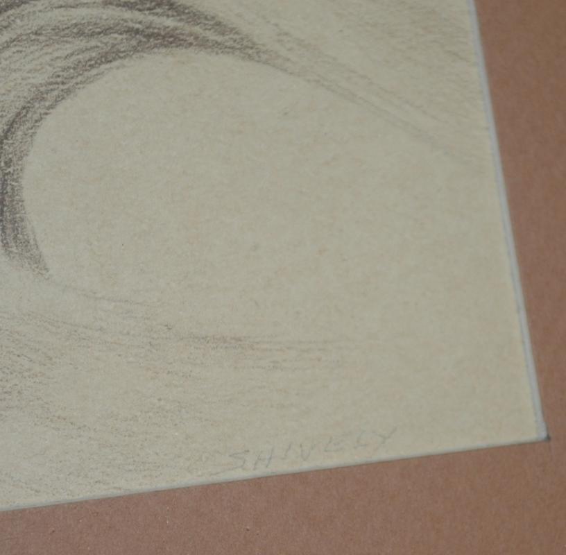 Monotone Drawing Squirrel signed Shively ( George Shively)