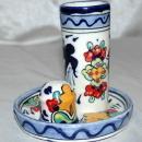 MEXICAN TALAVERA TEQUILA & SALT SHOT SET lead free