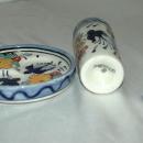 MEXICAN TALAVERA TEQUILA & SALT SHOT SET lead free