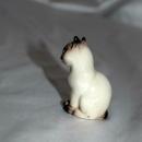 Tiny Porcelian China Siamese Cat Figurine