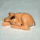 Small Resting Fawn Pottery Figurine