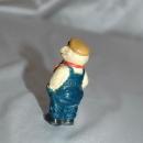 Small Overall Wearing Pig Figurine