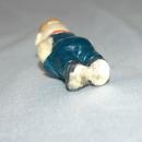Small Overall Wearing Pig Figurine