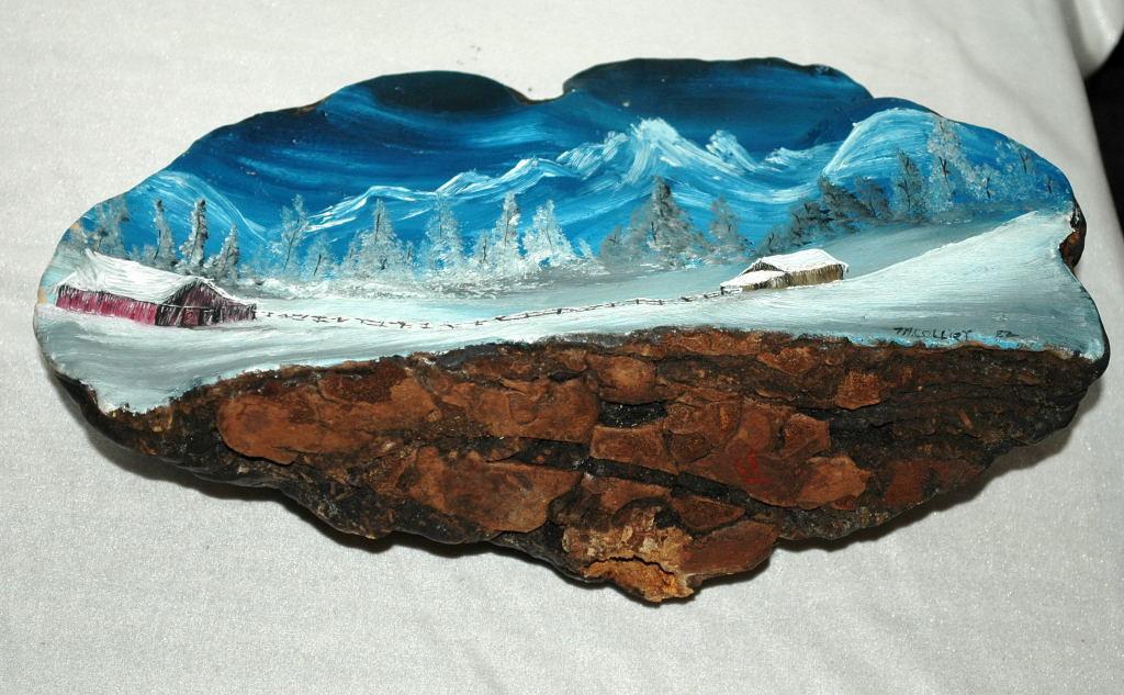 Large Tree Fungus Art Painting