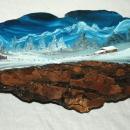 Large Tree Fungus Art Painting