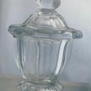 BACCARAT CRYSTAL COVERED MUSTARD JAR