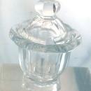 BACCARAT CRYSTAL COVERED MUSTARD JAR
