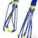 Native American Sterling Beaded and Porcupine Quill Earrings