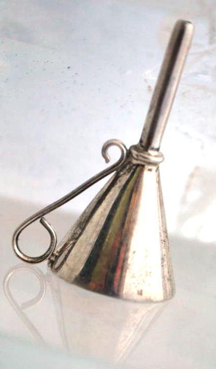 Sterling Silver Funnel for Perfume Bottle 4.1 grams