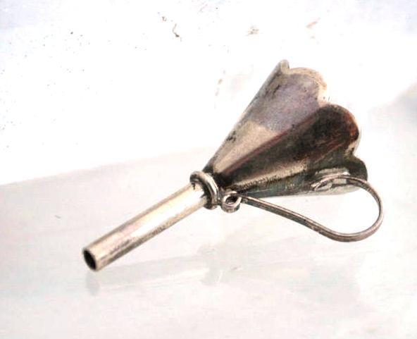 Sterling Silver Funnel for Perfume Bottle 4.1 grams