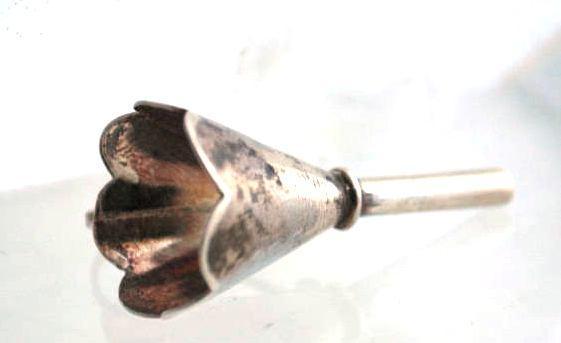 Sterling Silver Funnel for Perfume Bottle 4.1 grams
