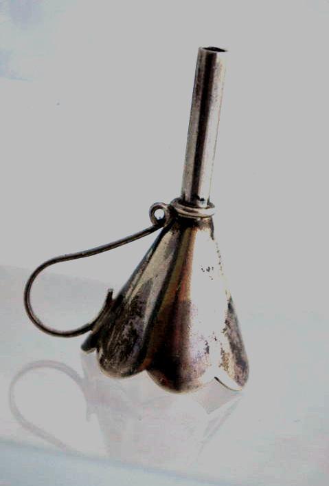 Sterling Silver Funnel for Perfume Bottle 4.1 grams