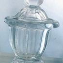 BACCARAT CRYSTAL COVERED MUSTARD JAR