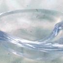 Simon Pearce Highgate Crystal Glass Heart , Signed