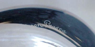 Simon Pearce Highgate Crystal Glass Heart , Signed