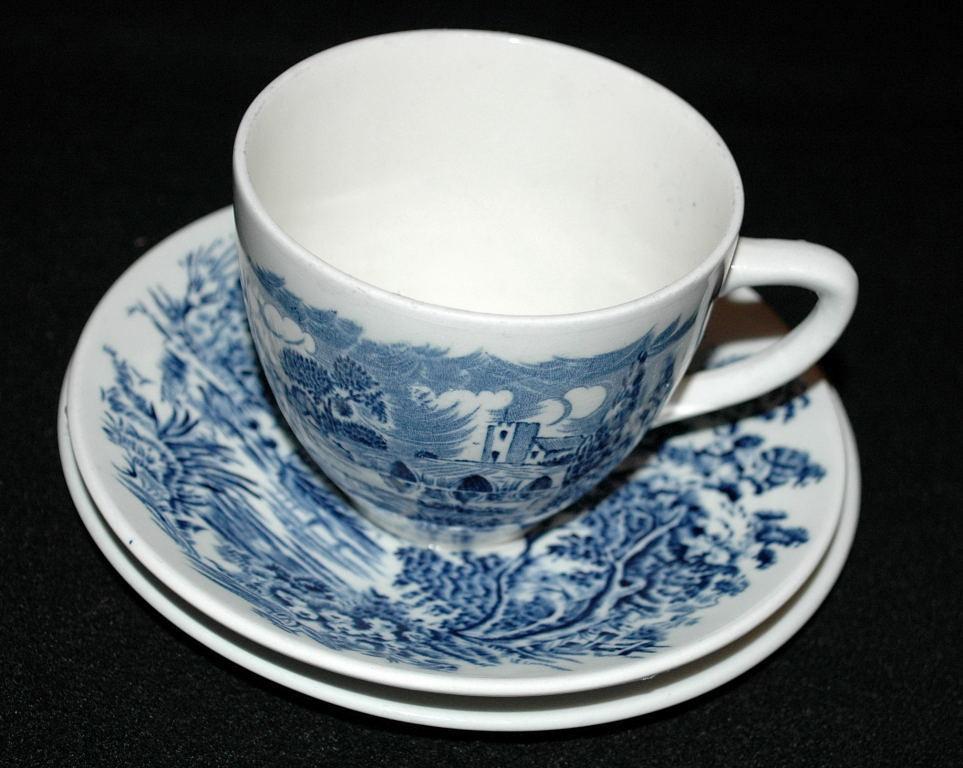 Wedgwood Countryside Tea cup Saucer and bread Plate.