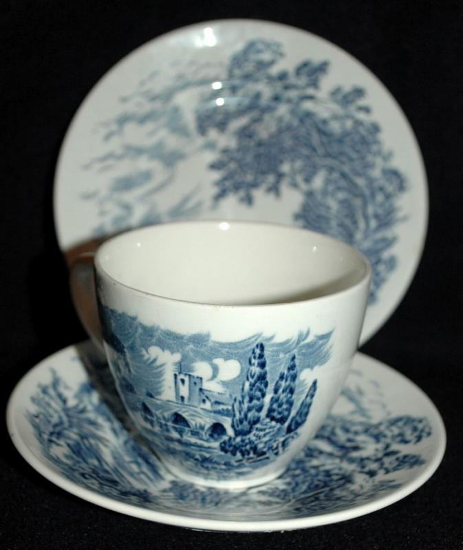 Wedgwood Countryside Tea cup Saucer and bread Plate.