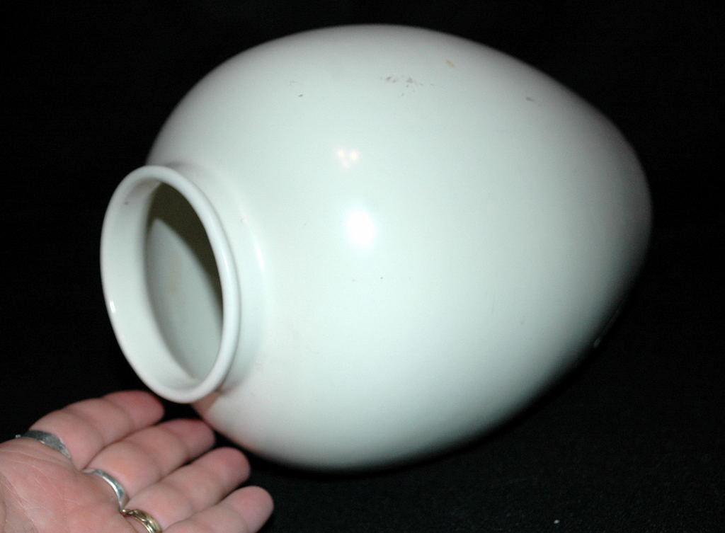Catalina Pottery Ivory Oil Jar, Vase
