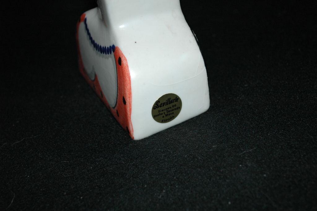 Botella Benlloch s. alg España mujer cubista ( Cubist Woman Bottle Vase from Algiers Spain)