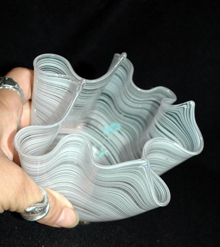 Murano Glass Handkerchief Vase