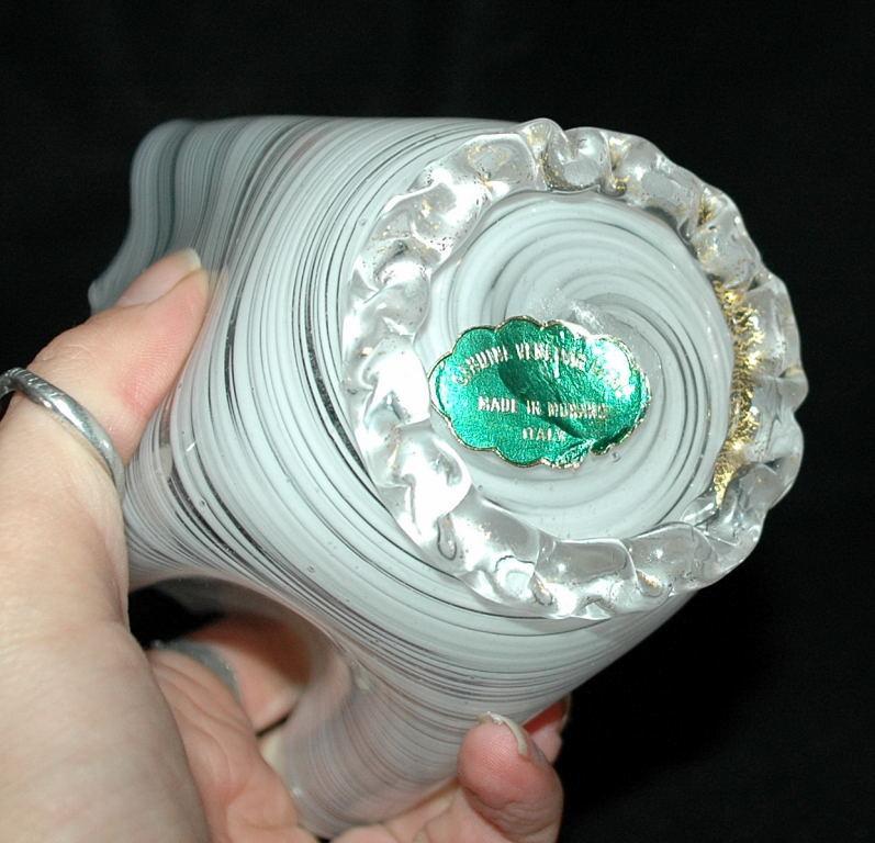 Murano Glass Handkerchief Vase