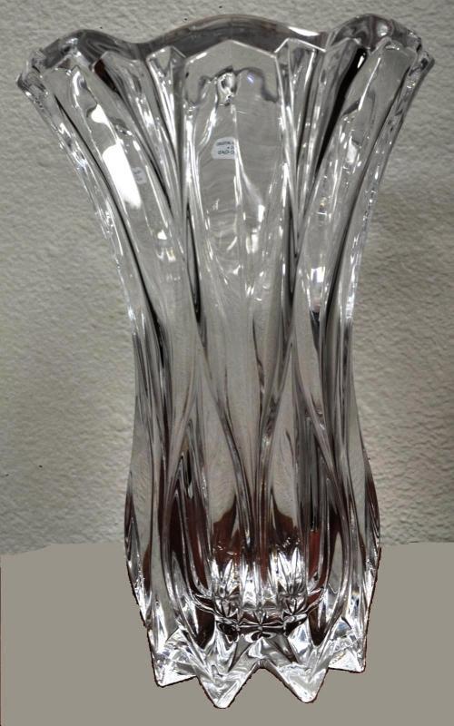 Cristal JG Durand Crystal Callipoe Vase 10.5