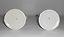 Bauer Pottery Candesticks Matte White