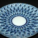 Lomonosov Cobalt Tea cup,saucer and luncheon plate Russian Porcelain USSR 1970's