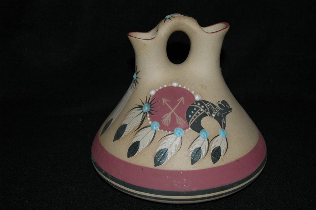 Large Native American Wedding Vase by Betty Selby signed and numbered