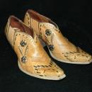 BCBG Girls Leather Ankle Boots Western Cowgirl. Size 7B