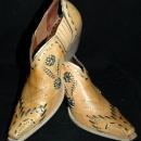 BCBG Girls Leather Ankle Boots Western Cowgirl. Size 7B