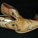BCBG Girls Leather Ankle Boots Western Cowgirl. Size 7B