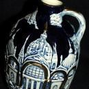 Old German Porcelain Pottery Jug Music Box