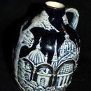 Old German Porcelain Pottery Jug Music Box