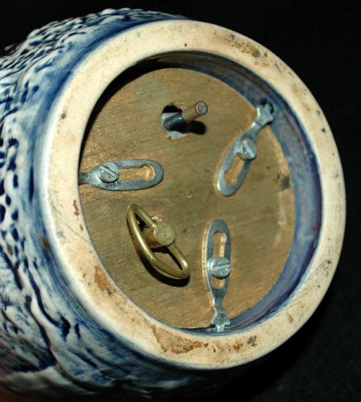 Old German Porcelain Pottery Jug Music Box