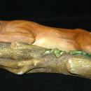 Rare Bossons Chalkware PUMA Mountain Lion Figurine On Limb