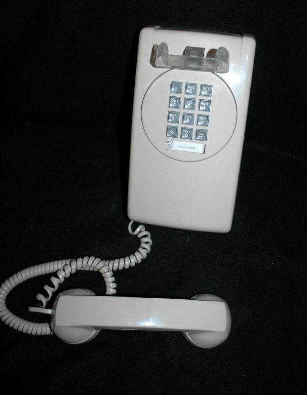 Vintage ITT Touch Tone Wall Phone Beige