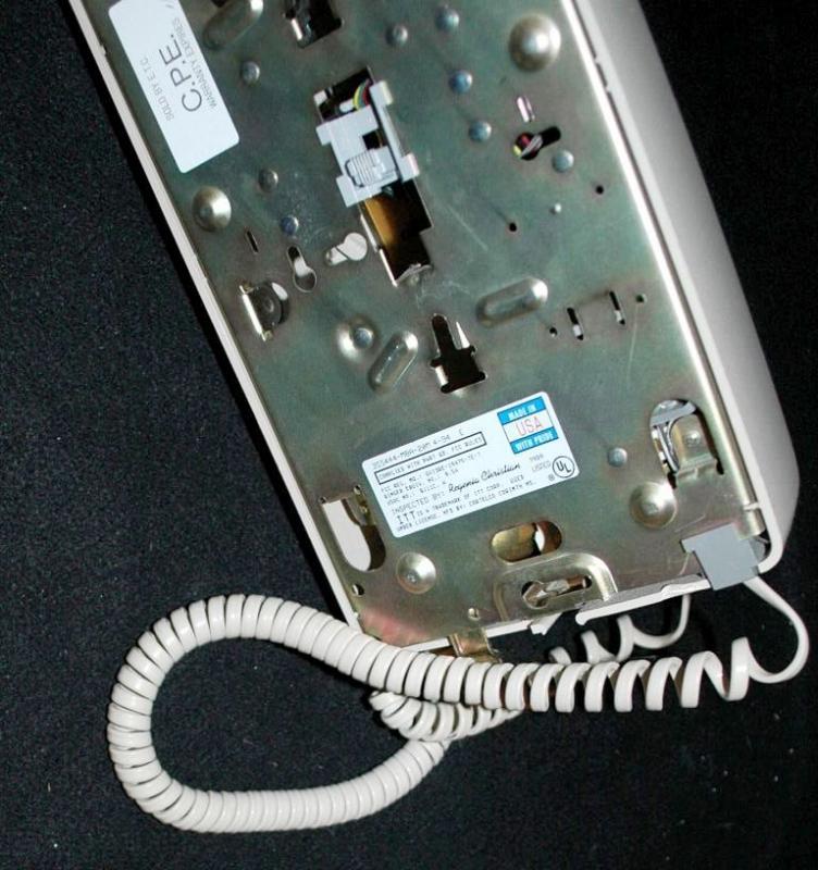 Vintage ITT Touch Tone Wall Phone Beige