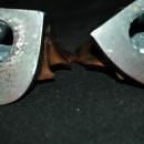 Spelter Metal Bookends Maple Leaves PMC 99B