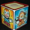 Vintage Tin Litho Jack in the Box , Clown by Mattel