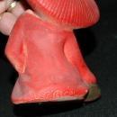Antique Chalkware Sitting Chinese Lady Figure, Made in USA