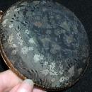 Beautiful Fine Needle Point and Tapestry Glass Lined Ashtray