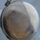 Antique Sterling Silver Locket with Reclining Lady on the Moon- European Hallmarked / Art Nouveau