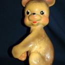 Vintage Squeaky Toy Hugger the Bear Rempel Manufacturing Akron Ohio