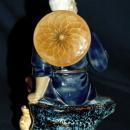 Large VINTAGE Chinese MUDMAN CLAY SCULPTURE Shekwan Ceramics