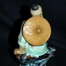 VINTAGE Chinese MUDMAN CLAY SCULPTURE Shekwan Ceramics